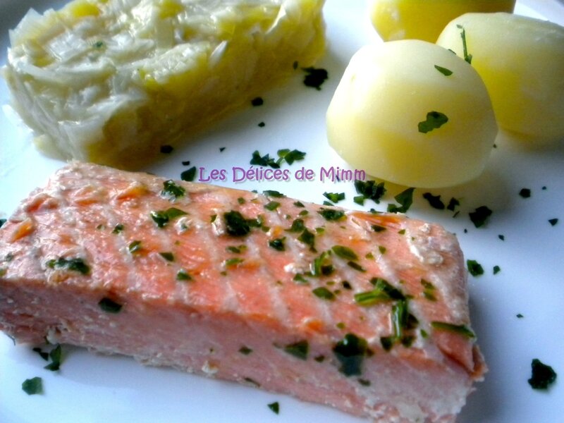 Filets de truite saumonée confits à l’huile d’olive et fondue de poireaux 4