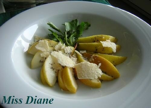 Poires au Parmesan