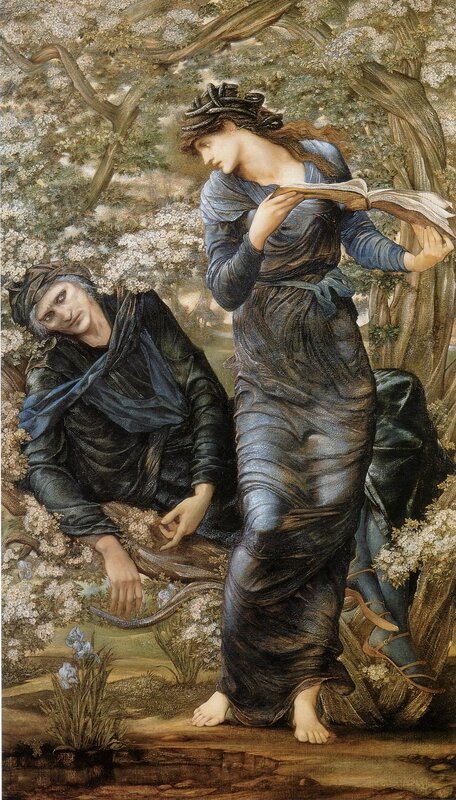 Nimue, The Lady of the Lake,by Edward Burne-Jones