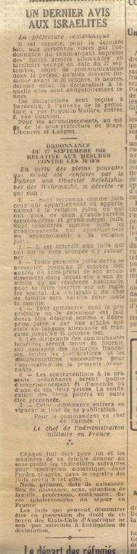 43 dimanche 20 octobre 1940