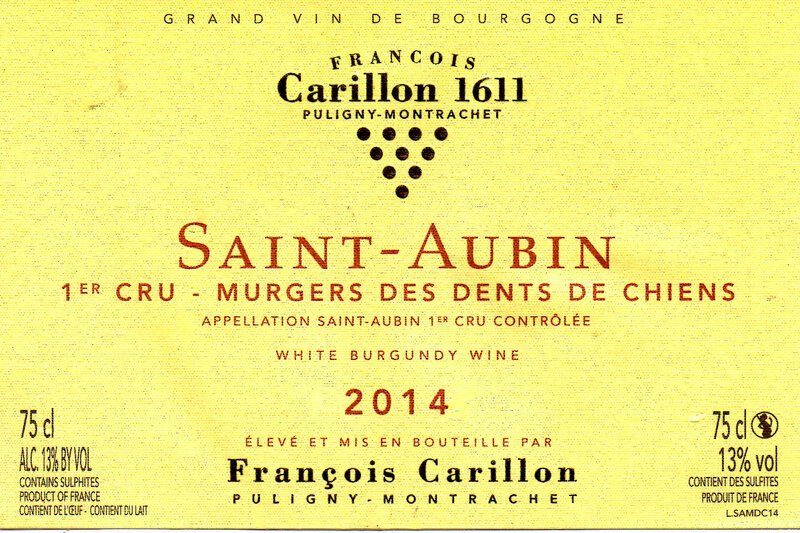 B2 Saint Aubin- 1er Cru Murgers des Dents de Chien-F Carillon_2014001