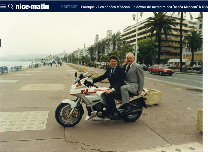 En 1988, Jacques Médecin et Christian Estrosi, à fond pour la campagne des législatives