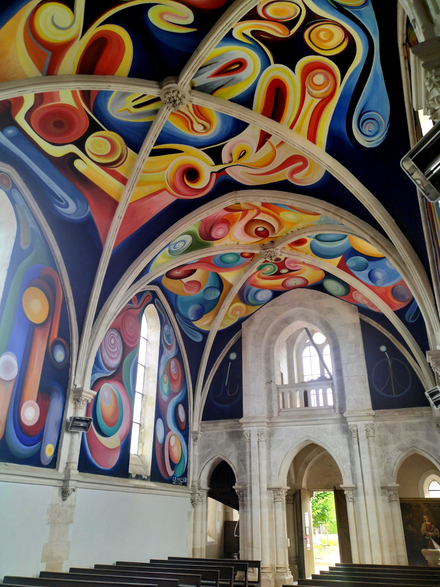 Le Menoux, église Notre Dame, fresque Carrasco (36)