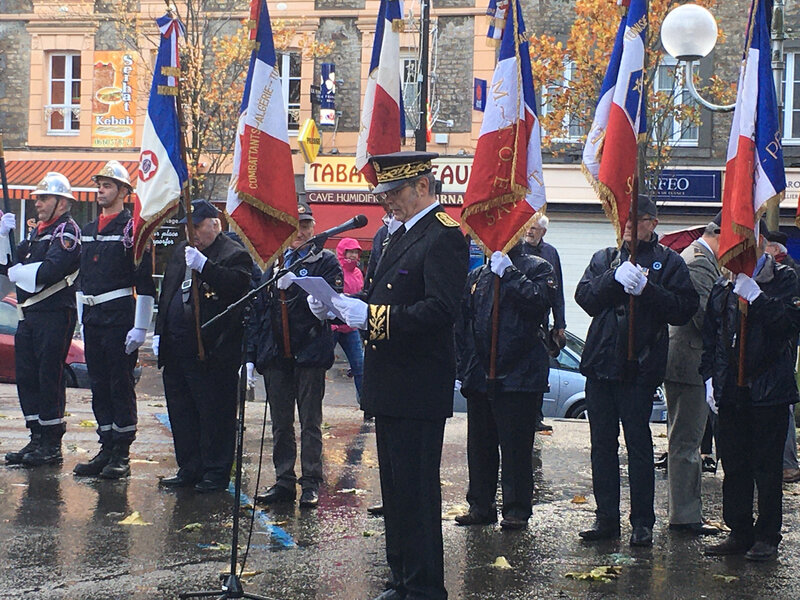 Gilles Traimont_sous-préfet_armistice_Grande Guerre_Avranches_2019_11 novembre_place Littré