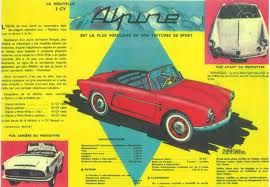 alpine jean redele rouge 1955