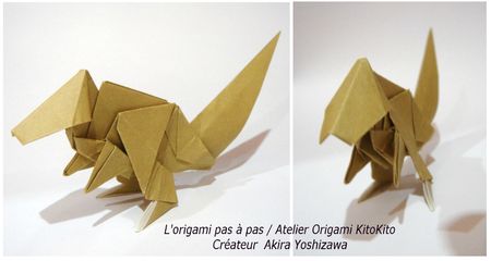Atelier Origami KitoKito Dinosaure _ Iguanodon