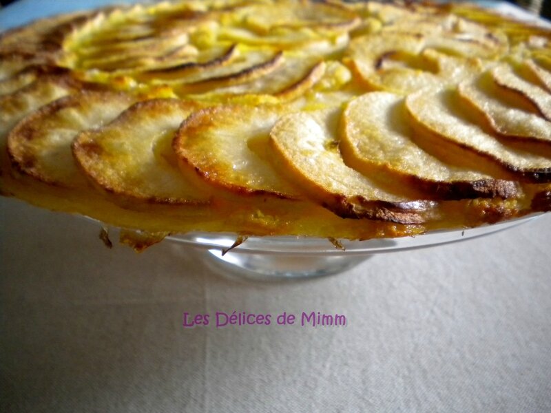 Tarte fine aux pommes, crème d’amandes et Amaretto 6