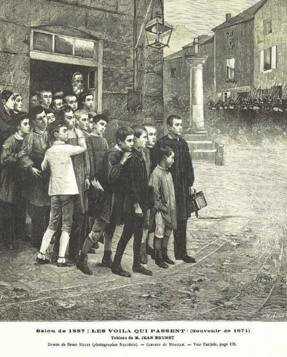 Brunet, les voilà qui passent ; souvenir de 1871