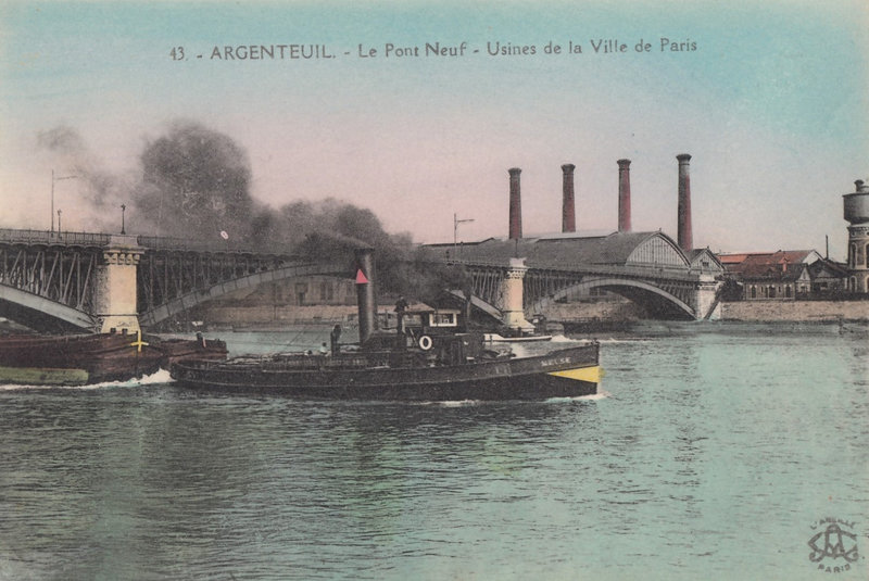 CPA Argenteuil Le nouveau pont