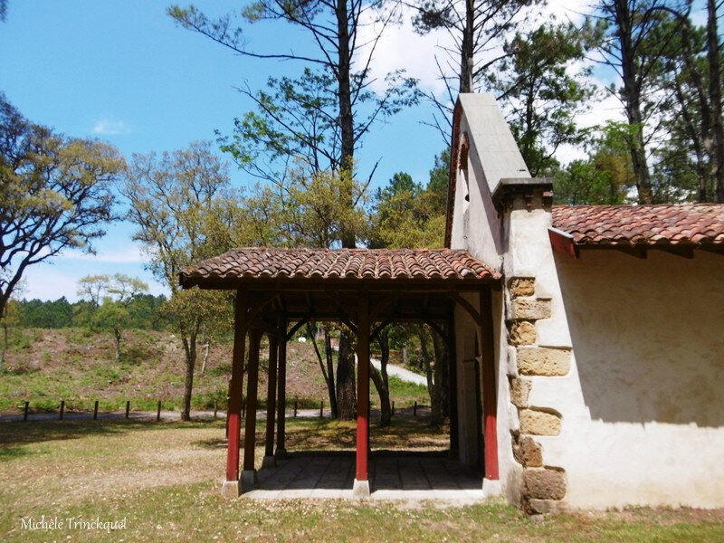 Lavoir, fontaine, chapelle Moliets et Lette Blanche 240518