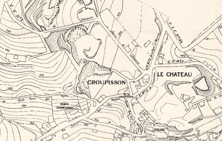 Croupisson sur plan 1935 (2)
