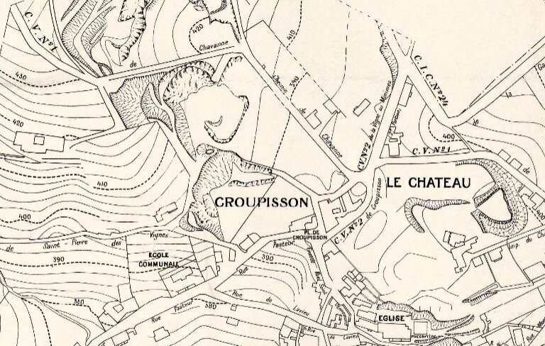 Croupisson sur plan 1935 (2)