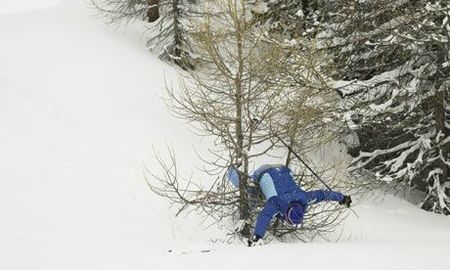 A-male-skier-falling-on-a-001