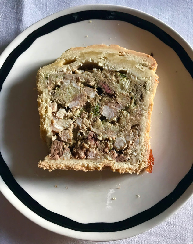 tranche du pâté en croûte 2021
