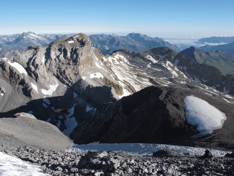 Le Cylindre du Marboré, son col, Le Petit et Grand Astazou...