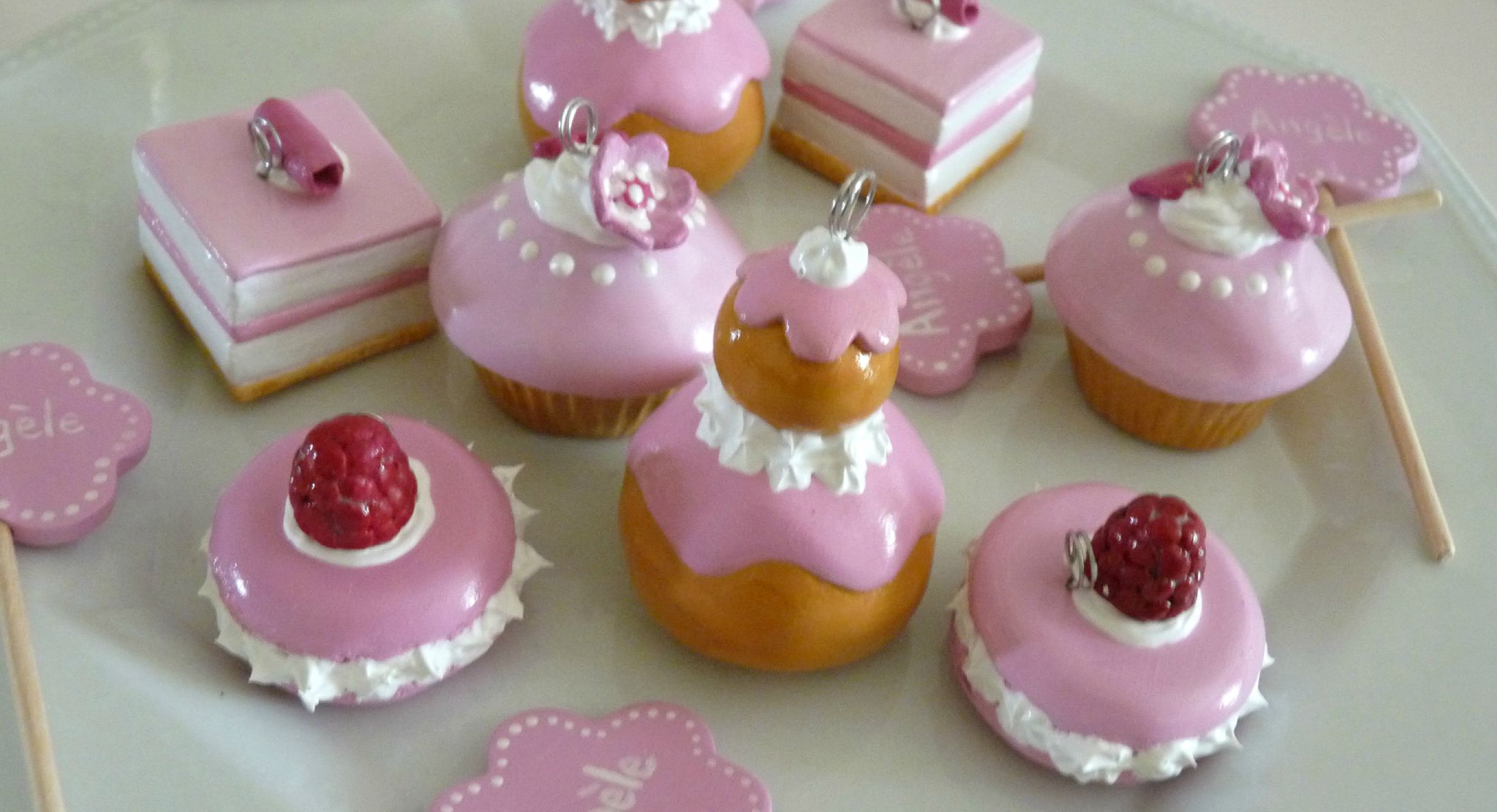 Petits gâteaux marque places