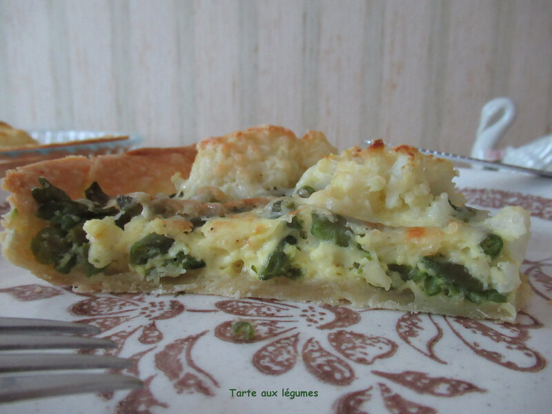 tarte légume faite par vanni