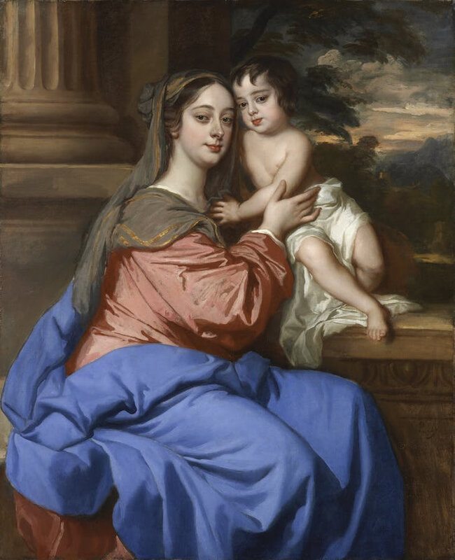 Peter-Lely-Barbara-Palmer-Duchess-of-Cleveland-with-her-son