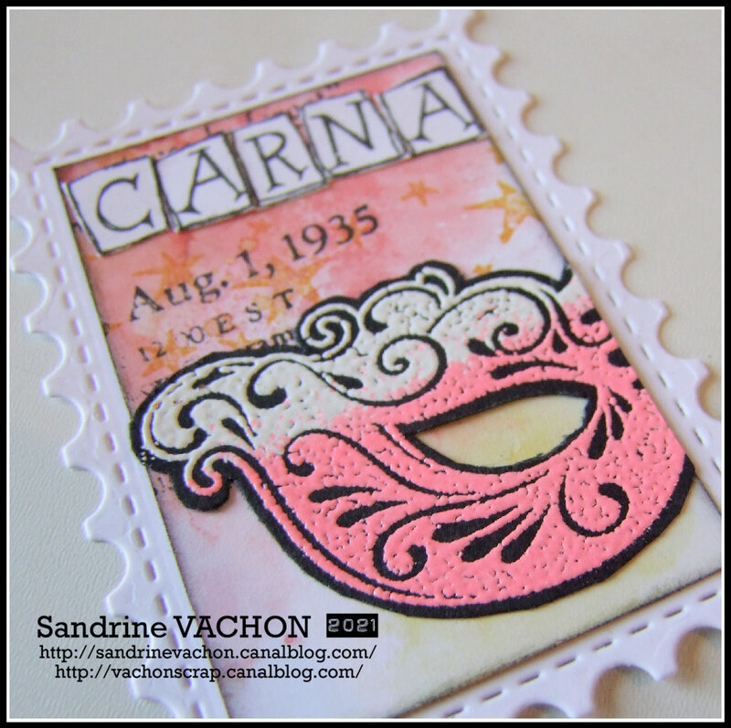 Sandrine VACHON ATC STAMP carnaval (2)