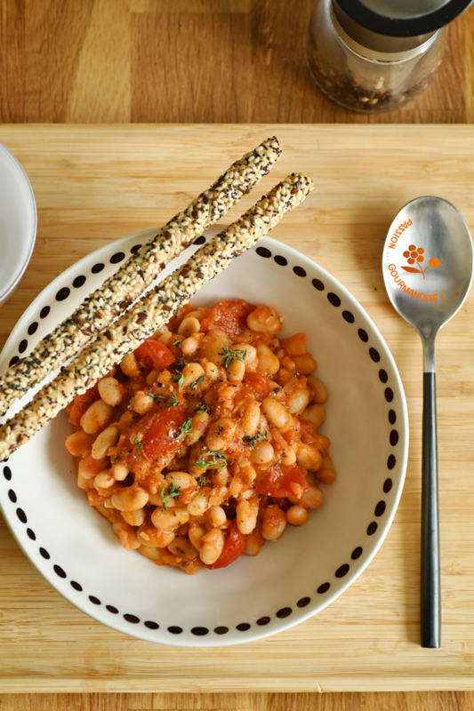 Haricots blancs, tomate, citron confit & herbes_1