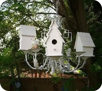 chandelier a oiseaux