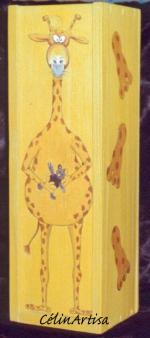 Boîte à vin "Girafe"
