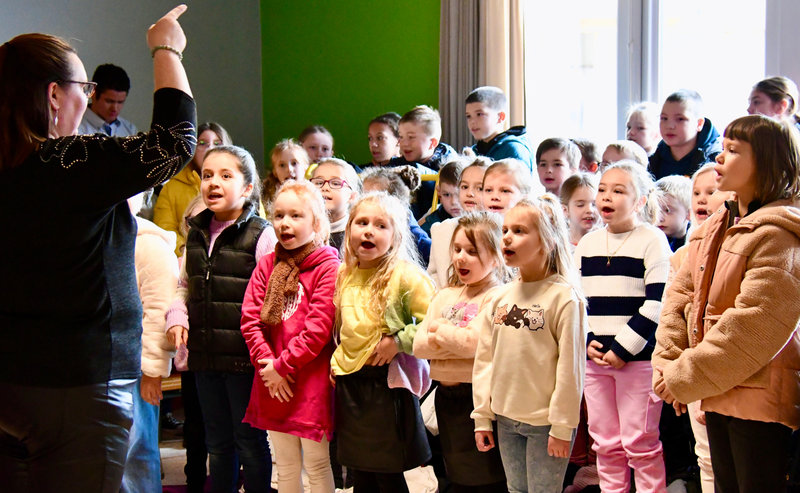 MATERNELLE CHARLES CLÉMENT JOURNÉE FRANCO ALLEMANDE 2024 chorale