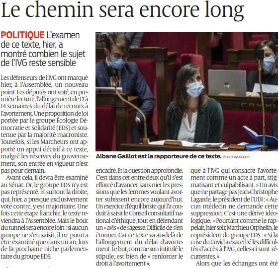 2020 10 09 SO Le chemin sera long