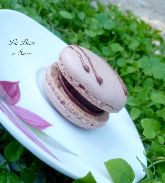 Crunchy choco macarons 4