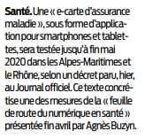 2019 05 30 SO Une e-carte santé