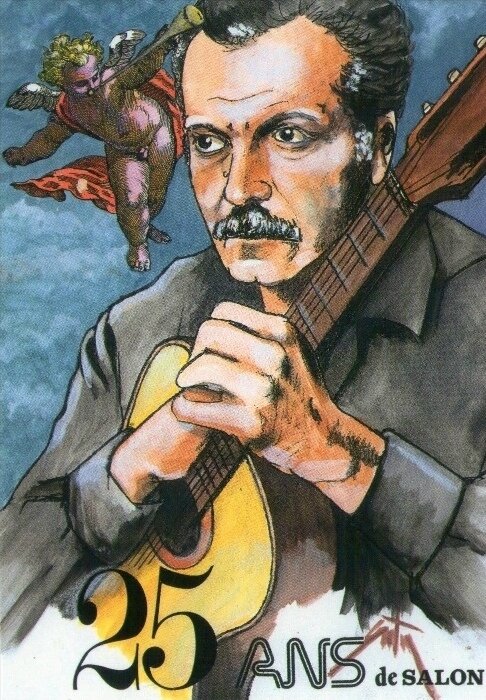 CPM Georges Brassens E Quentin
