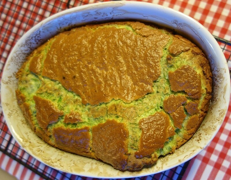 clafoutis à l'ail des ours
