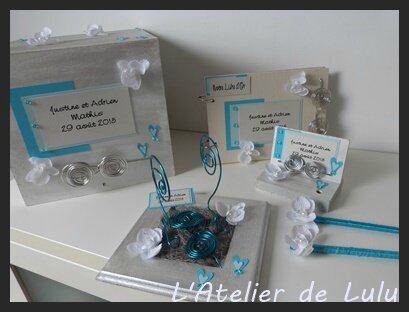 decoration mariage turquoise orchidee