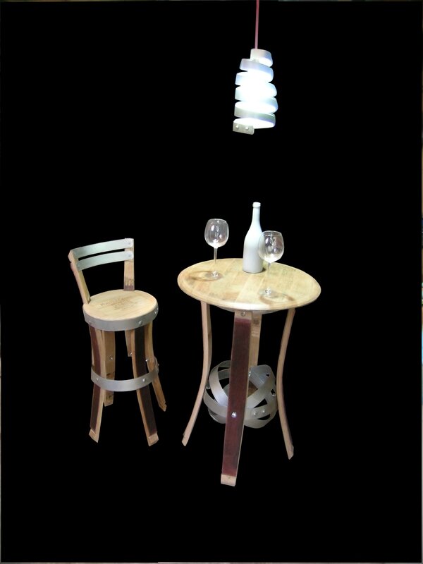 highchair,cellar furniture,chaise de bar,chaise haute,wine furniture,barrel furniture,chaise design,design furniture,cellar table,barrel table,www