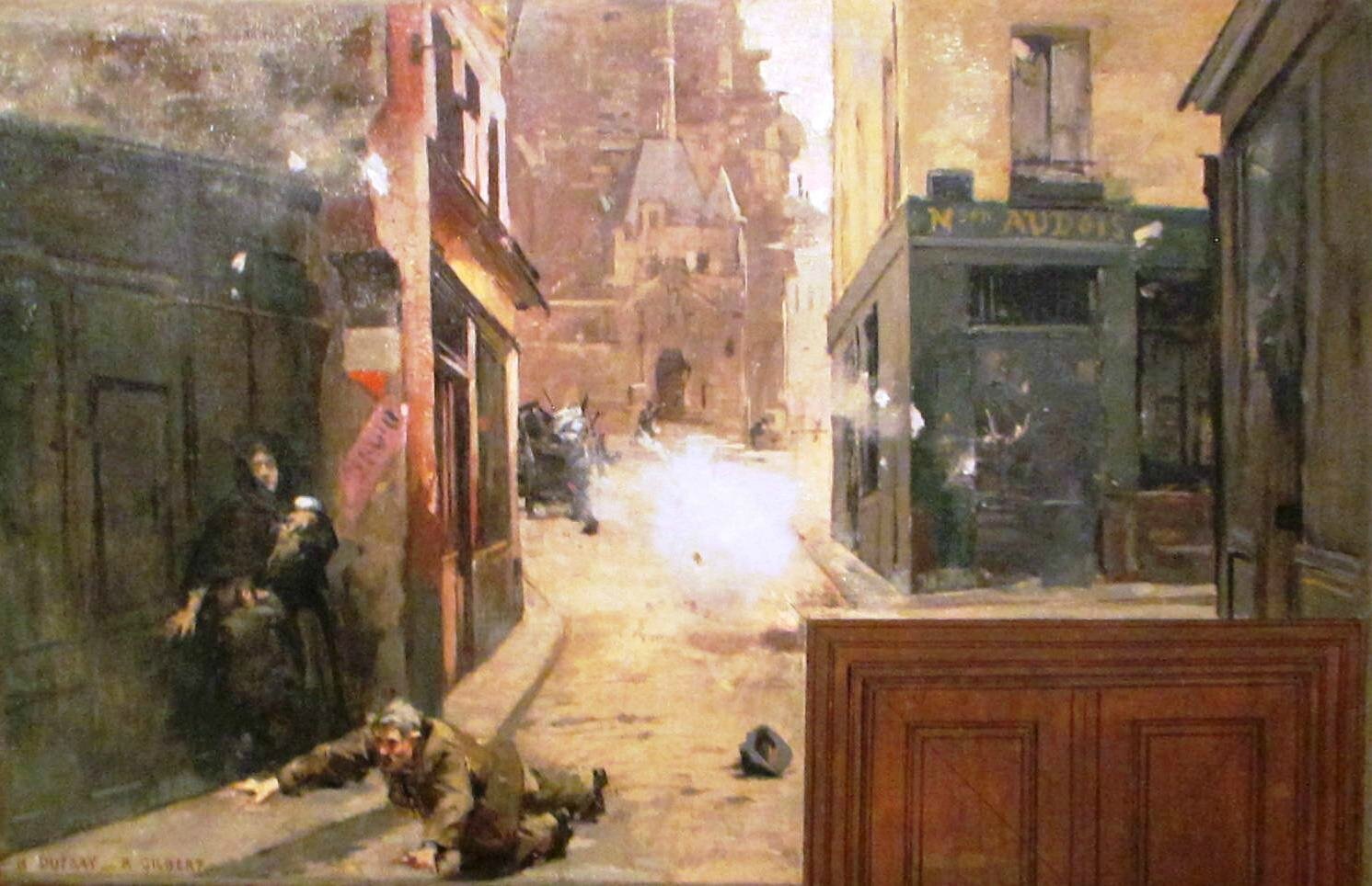 Gilbert, bombardement montagne Ste Geneviève (1889)