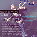 Concours Mister <b>Triton</b> 2019