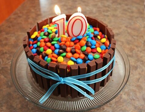 déco gâteau anniversaire fille 10 ans 3