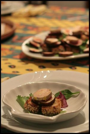 Foie gras et figues