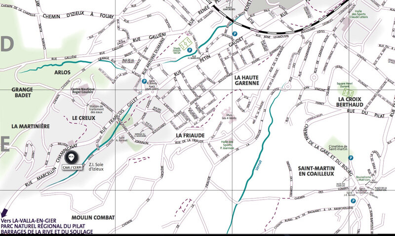 rue de la Friaude et alentours, plan