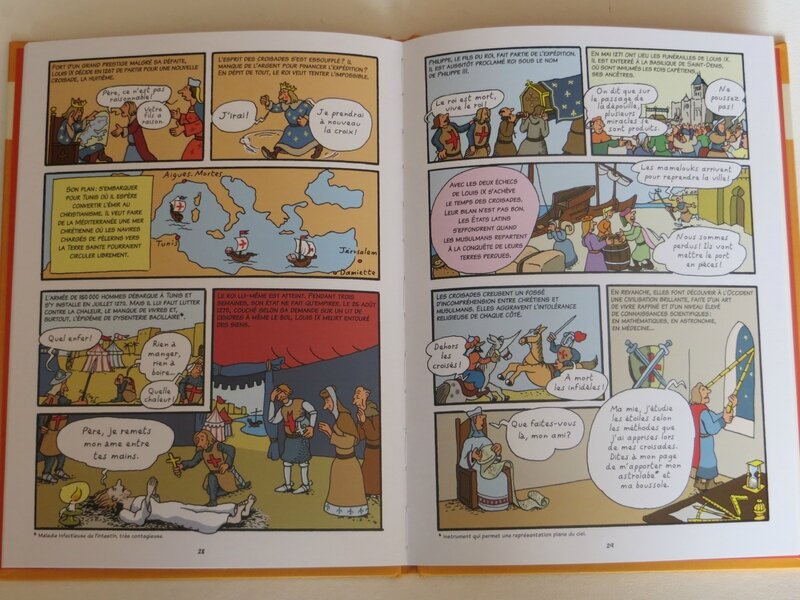 L'histoire de France en BD Saint Louis et le Moyen Age