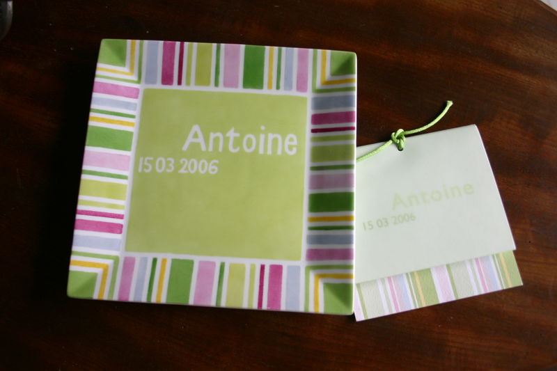 Des rayures bayadère pour Antoine.