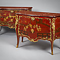 Two Exceptional Louis XV Period Commodes Stamped by <b>Bernard</b> II Vanrisamburgh 