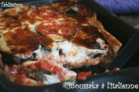 recettes plats Ma moussaka pas très orthodoxe