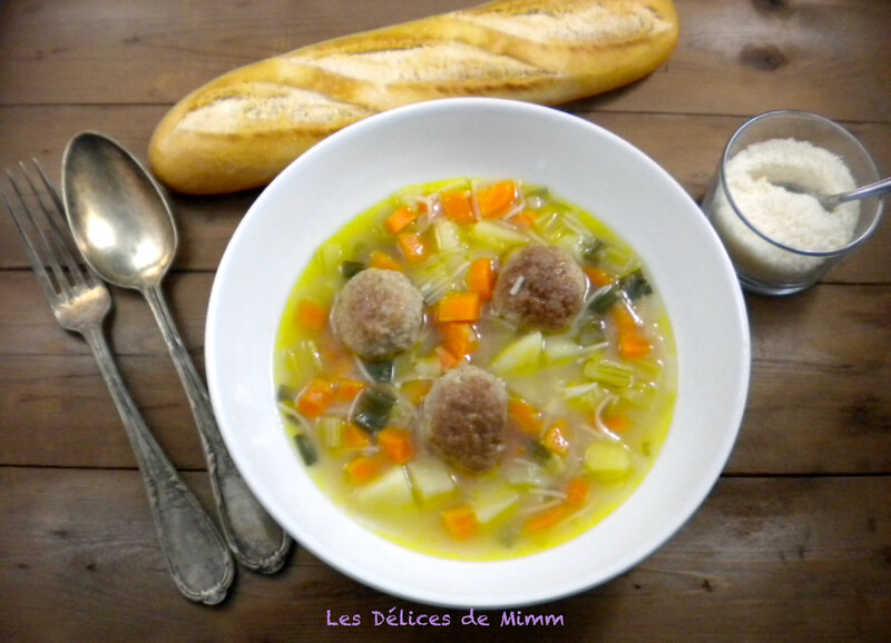 Bouillon aux boulettes 4