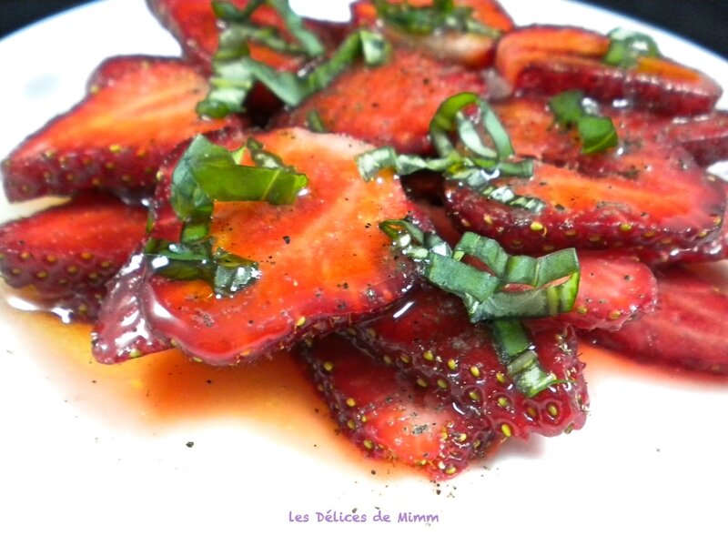 Carpaccio de fraises tout simple 5