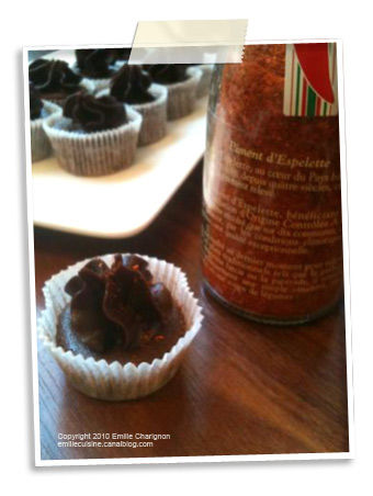 recettes CUPCAKES AU CHOCOLAT