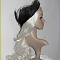 Coiffe Tiare Couronne <b>Gala</b> <b>Nocturna</b> The Swan Princess Lac des Cygnes Gothique Victorienne Odile Cosplay Headdpiece 