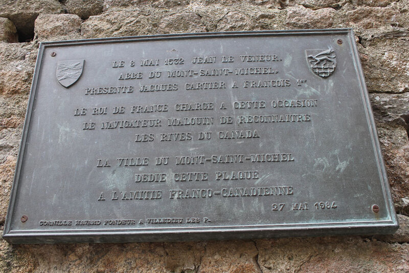 Plaque Jacques Cartier