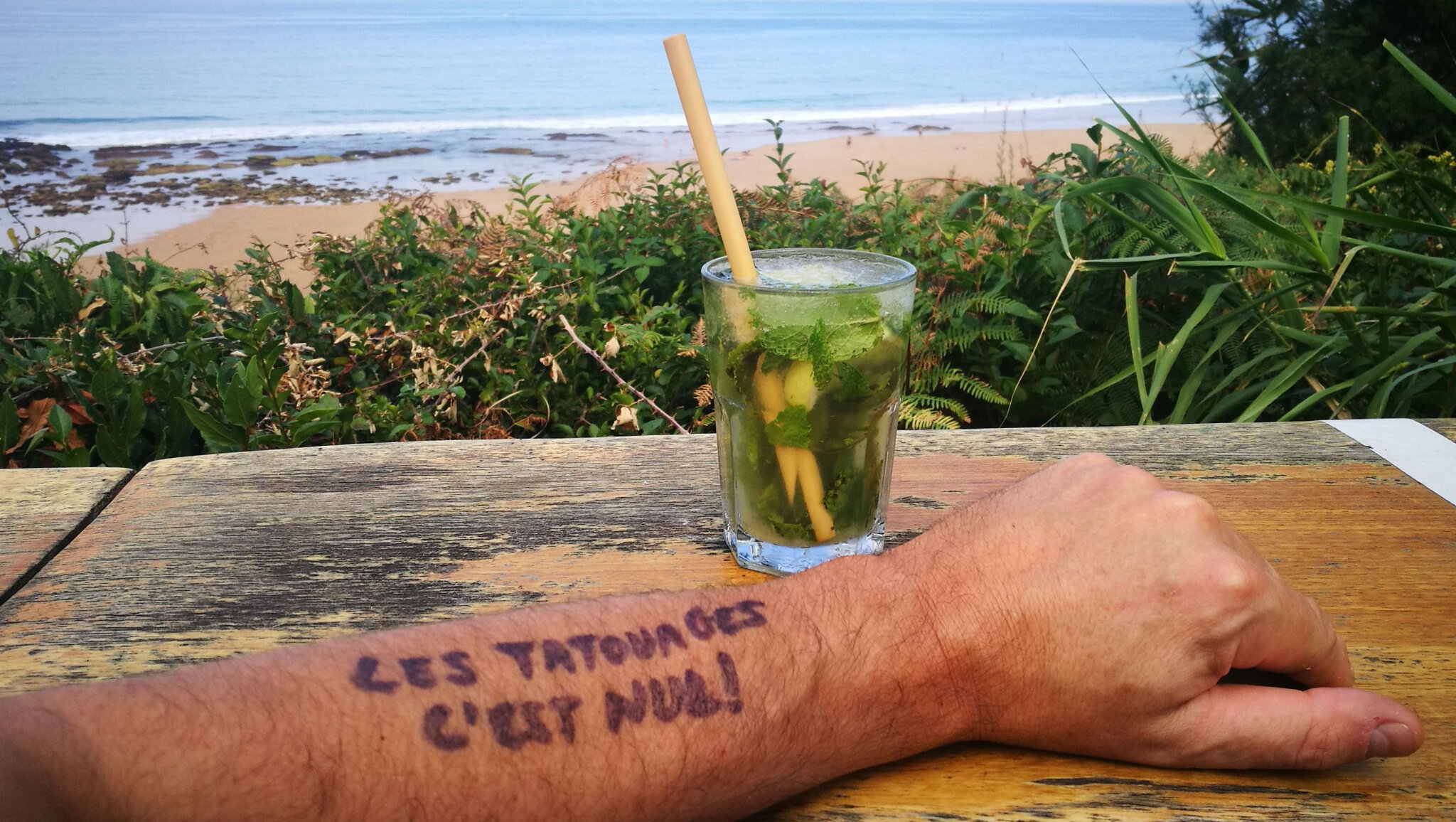 Jénorme, tatouage et mojito au Bibam