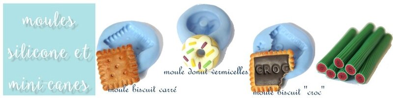 moule silicone et minicanes FIMO Manucréa